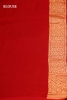 Exclusive Butta Contrast Banarasi Georgette Silk Saree